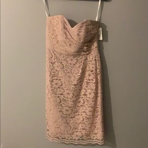 Strapless Lace Dress
